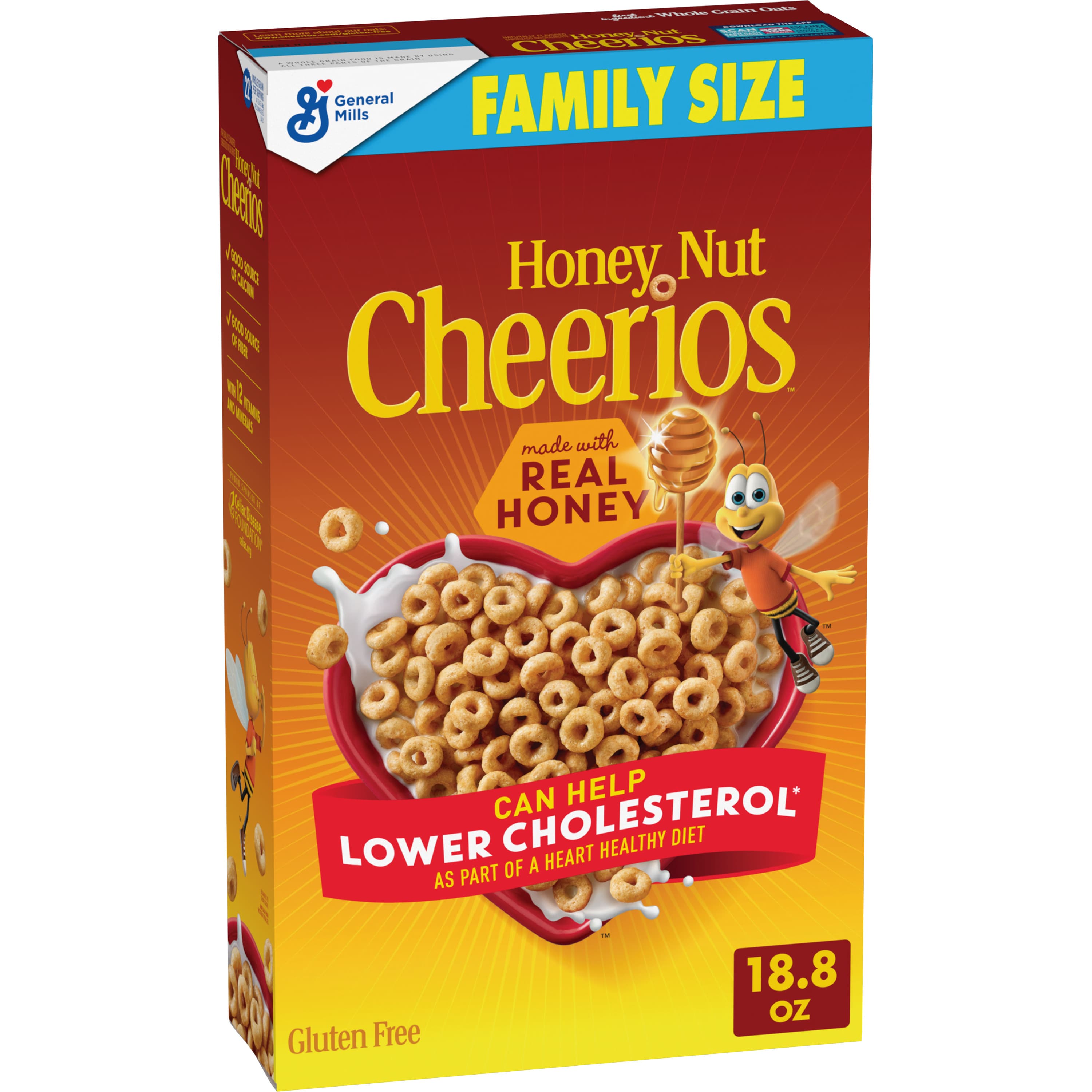 Cheerios, Cereal Box, Family Size, Honey Nut - Order on OTC app